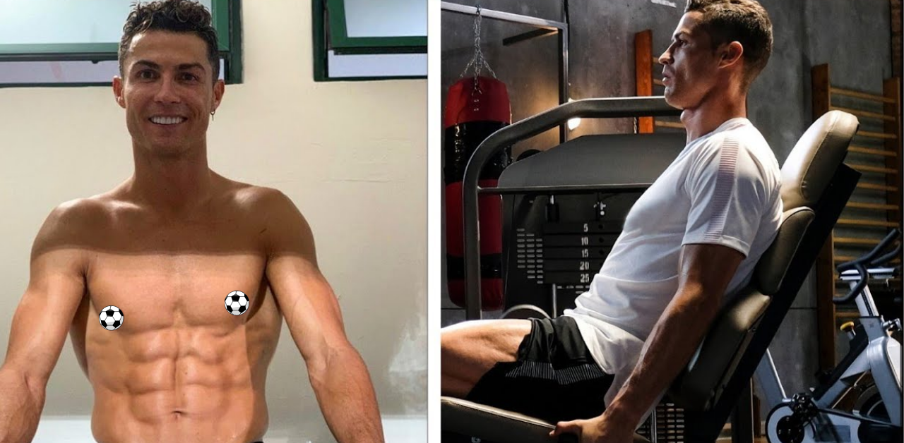 The process of muscle training of Cristiano Ronaldo