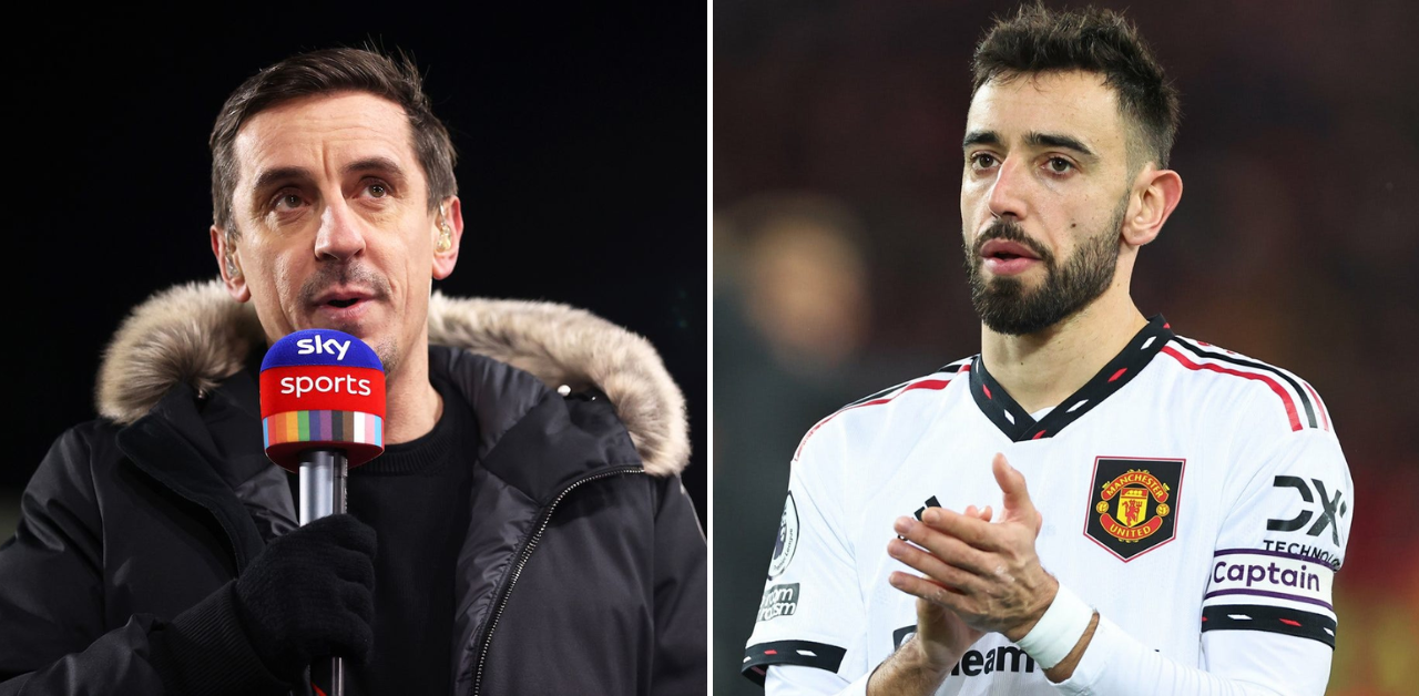 Gary Neville refuses to stop after being publicly called out by Bruno ...