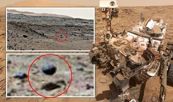 UFO sighting: NASA Mars rover spots ‘ancient black alien orb’ floating over Red Planet 1