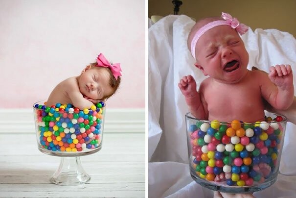 25 Funny Newborn Photoshoots That Didn’t Go As Expected 7