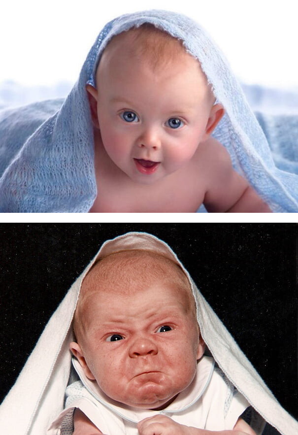 25 Funny Newborn Photoshoots That Didn’t Go As Expected 14