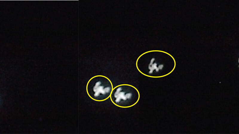 That's it!! 6 Eye Witnesses To 3 White UFOs Photograped By Pilot In Mid Air 1