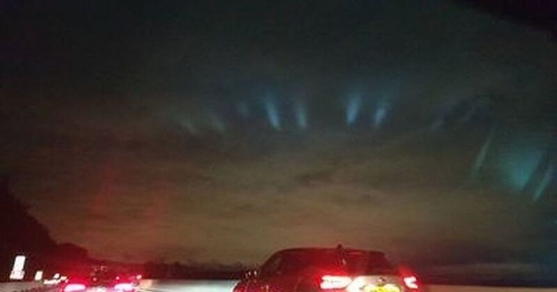 UFO SIGHTING: Couple baffled by 'weird lights' as they traveled along the M6 1