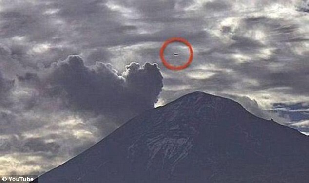 UFO sighting: More than 20 'Massive' UFOs Spotted Emerging From Volcano in Mexico 4
